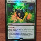 Magic the Gathering Inscription of Abundance - pikkukuva 1