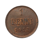 1 penni 1913 - hienokuntoinen! - pikkukuva 1