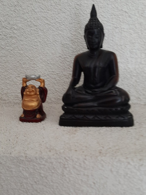 Puiset THAI-BUDDHA ja NAURAVA BUDDHA