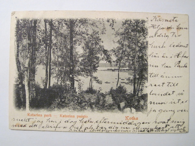 VANHA Postikortti Kotka 1902