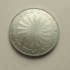 Saksa 10 mark 1972 D  Olympialaiset Münchenissä - hopeaa - - pikkukuva 2