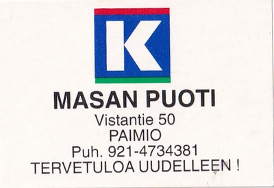 Paimio, Masan Puoti   b608