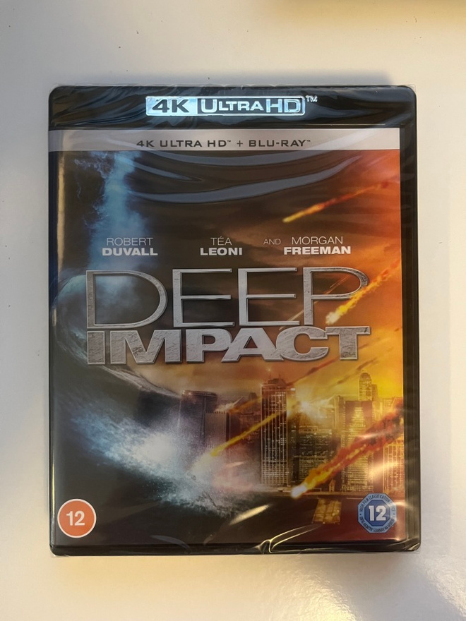 Deep Impact (4K UHD + Blu-ray) Morgan Freeman (1998) UUSI