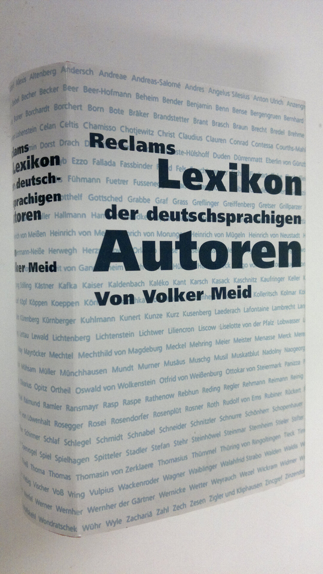 Volker Meid : Reclams Lexikon der deutschsprachigen Autoren