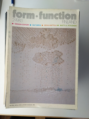 Form Function Finland 1983 vajaa vuosikerta 2 lehteä