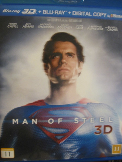 MAN OF STEEL BLU-RAY 3D + BLU-RAY + COPY