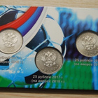 Venäjä 2018, Jalkapallo,MM-kisat,3 x 25 ruplaa, UNC - pikkukuva 2