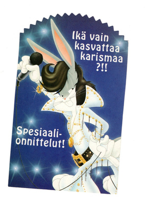 °°IKÄ VAIN KASVATTAA KARISMAA...ONNITTELUT°° -KORTTI