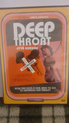 Legendaarinen DEEP THROAT -syväkurkku elokuva vuodelta 1972