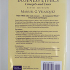 Manuel G. Velasquez : Business ethics : concepts and cases - pikkukuva 2