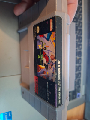 SNES Jim Power the lost Dimension in 3D USA