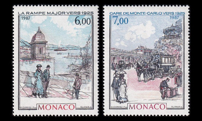 Monaco 1841-2 ** Belle Époque maalauksia (1987)