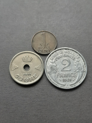 kolikkosetti 1948, 3kpl