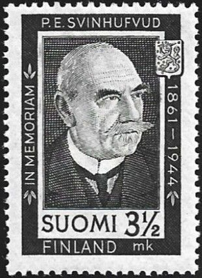 1944 Presidentti Svinhufvudin surumerkki ** LaPe 284