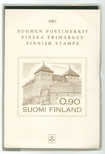 Suomi Postimerkkien vuosilajitelma v 1982