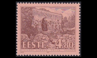 Eesti 292 ** Rakennuksia Burg Viljandi (1997)