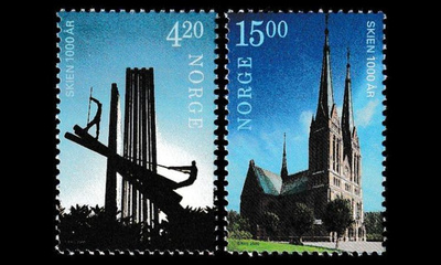 Norja 1359-60 ** Skien 1000 vuotta (2000)