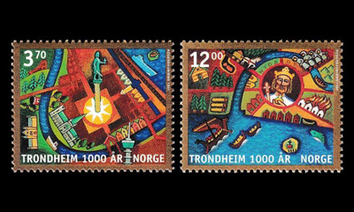 Norja 1257-8 ** Trondheim 1000v (1997)