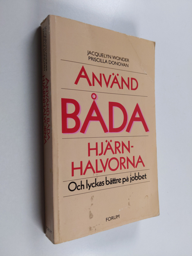 Jacquelyn Wonder : Använd båda hjärnhalvorna och lyckas b...