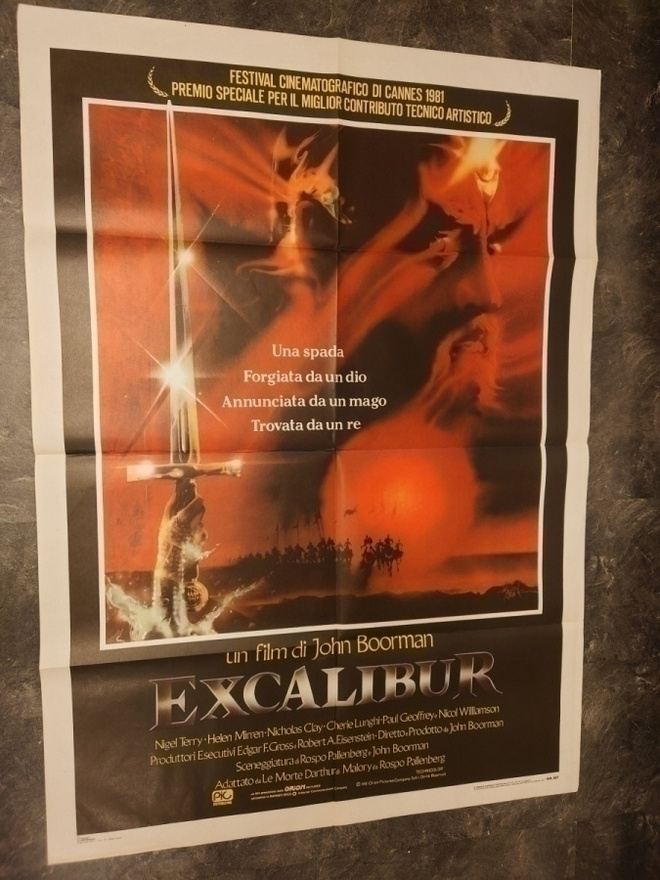 Excalibur - elokuvajuliste ( 140 x 100 cm )