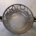 HEISEY GLASS USA SOKERIKKO HOPEAPEITOLLA - pikkukuva 3