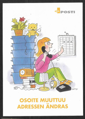 Postin osoitteenmuutoskortti - Kätsy