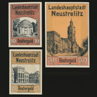Saksa Notgeld 10, 25, 50 Pfg, Neustrelitz 1922 - pikkukuva 1