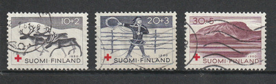 1960 PunaisenRistin sarja leimattuna