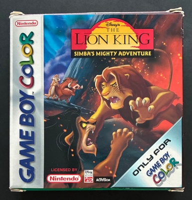 The Lion King: Simba’s Mighty Adventure / Game Boy Color