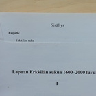 Lapuan Erkkilän sukua 1600-2000 luvuilta I-II - pikkukuva 2