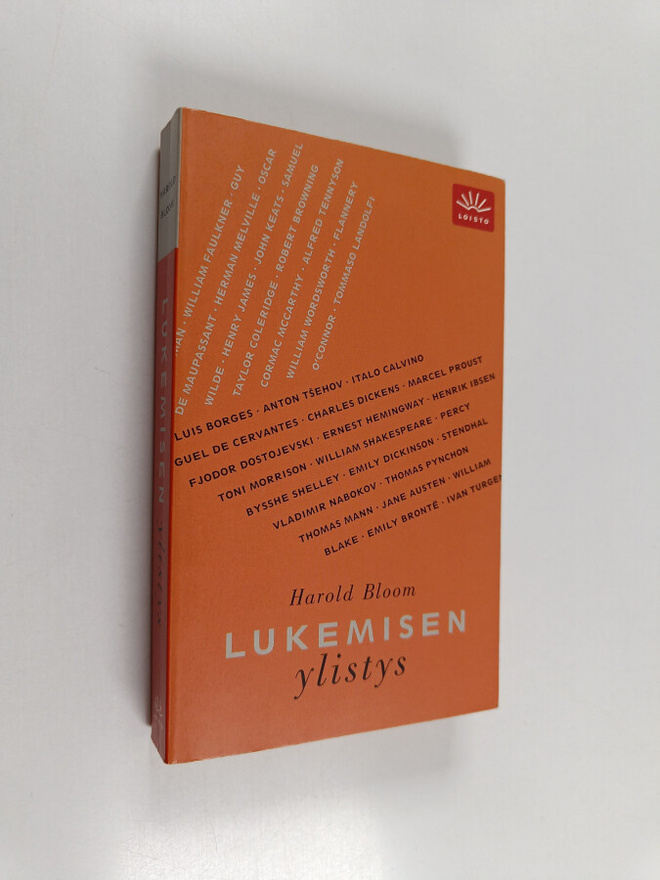 Harold Bloom : Lukemisen ylistys