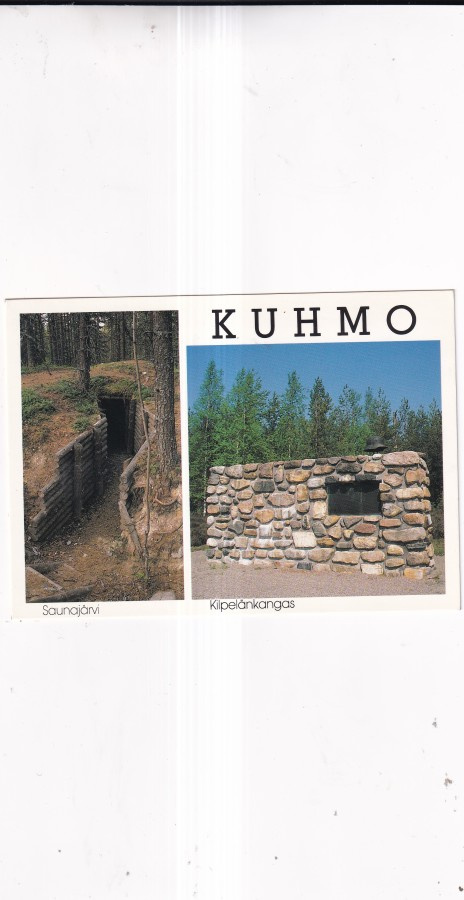 Kuhmo. Saunajärvi, Kilpelänkangas, sommitelmakortti   , e3
