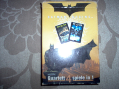 Batman begins pelikortit