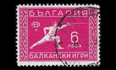 Bulgaria 255 o Balkanin kisat miekkailu (1933)