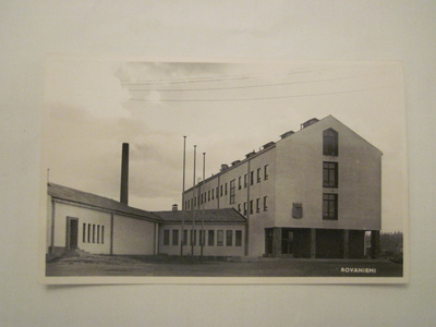 VANHA Postikortti Lappi Rovaniemi 1950-l Alkup.Mallikappale