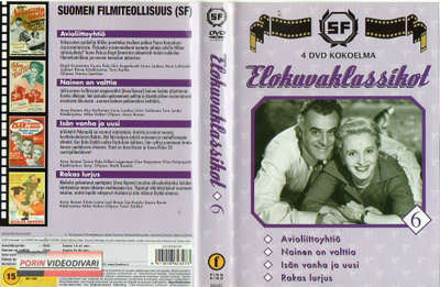 Elokuvaklassikot 6 (62 128) k -FI- DVD (4) 4 movie, m/v
