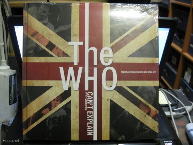 THE WHO - CAN´T EXPLAIN -4 DVD + KIRJA UUSI