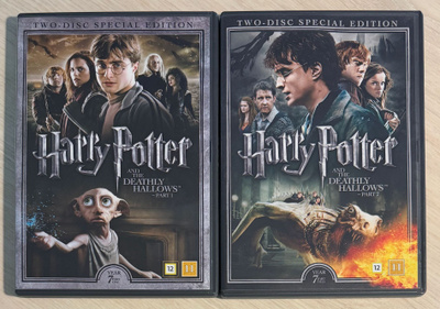Harry Potter ja kuoleman varjelukset, osat 1&2 (4DVD)