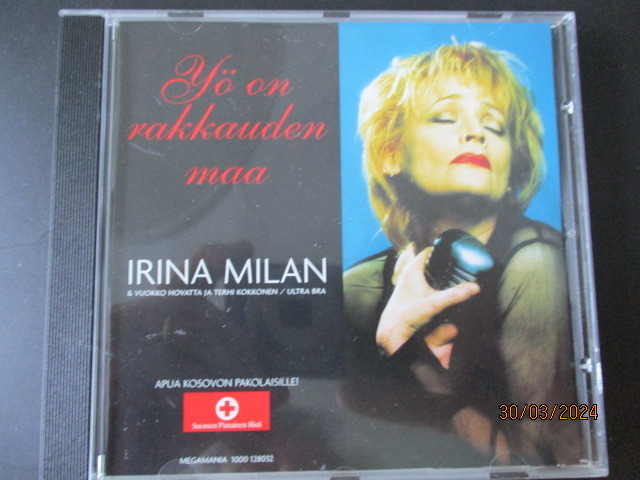 Irina Milan YÖ ON RAKKAUDEN MAA (CDS)