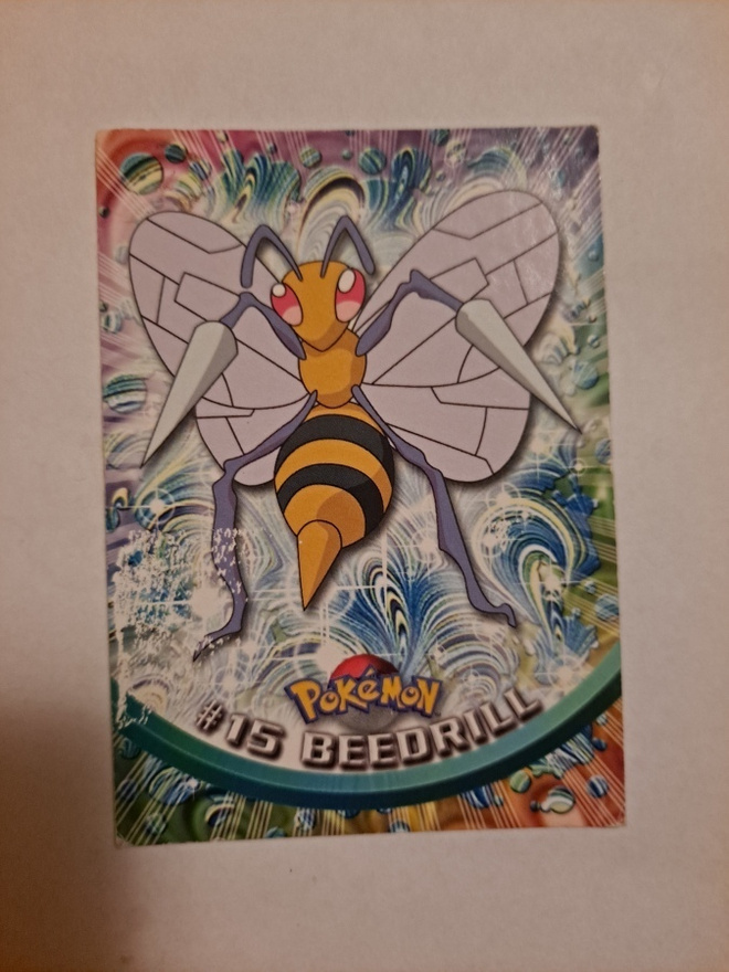Pokemon Topps keräilykortti #15 Beedrill