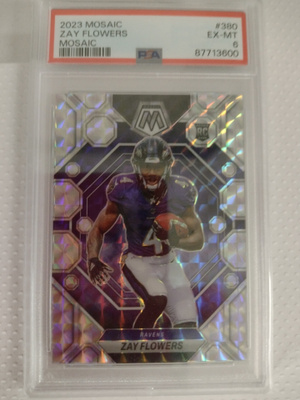 Zay Flowers, Baltimore Ravens, PSA greidattu