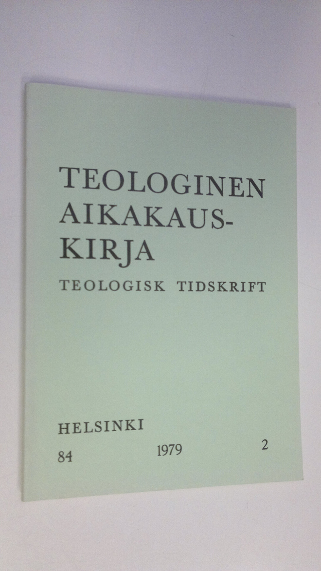 Teologinen aikakauskirja 2/1979