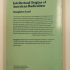 Staughton Lynd : Intellectual Origins of American Radicalism - pikkukuva 2