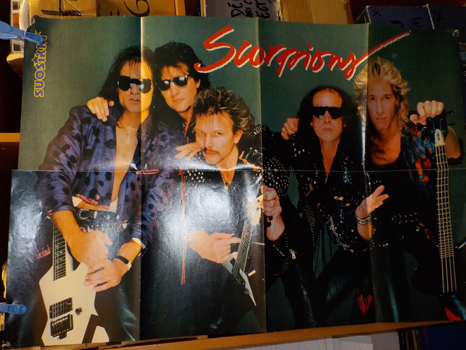 SCORPIONS FOLD-OUT JULISTE