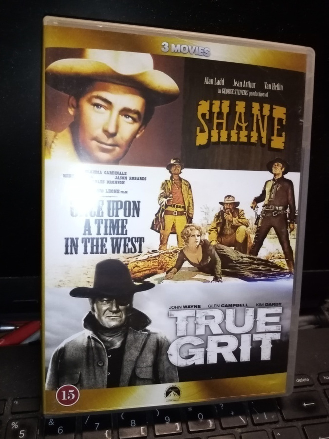 3dvd Shane / Huuliharppukostaja /  True grit ( SIS POSTIKULU