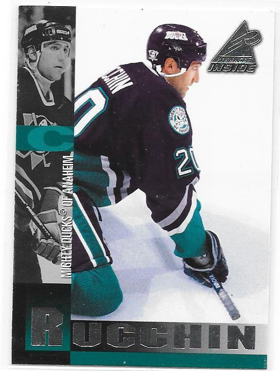 1997-98 Pinnacle Inside #188 Steve Rucchin Anaheim Ducks