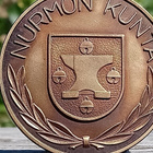 Nurmon Kunta Ronssivärinen merkki. Halkaisija - 49 mm. - pikkukuva 1