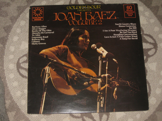 LP Joan Baez – Golden Hour Presents Joan Baez Volume 2