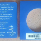 Sydney 2000 Olympic Coin Collection 2 of 28 Aquatics juhlara - pikkukuva 3