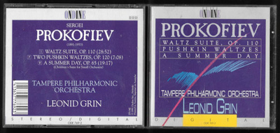 Sergei Prokofiev - Waltz suite, Op 110
